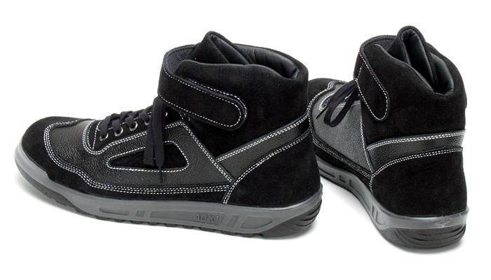 ハイカット安全靴ZR-21ALL BLACK